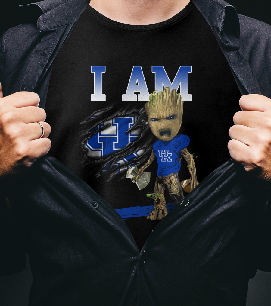 I Am Uk Groot Kentucky Wildcats Football T-Shirt