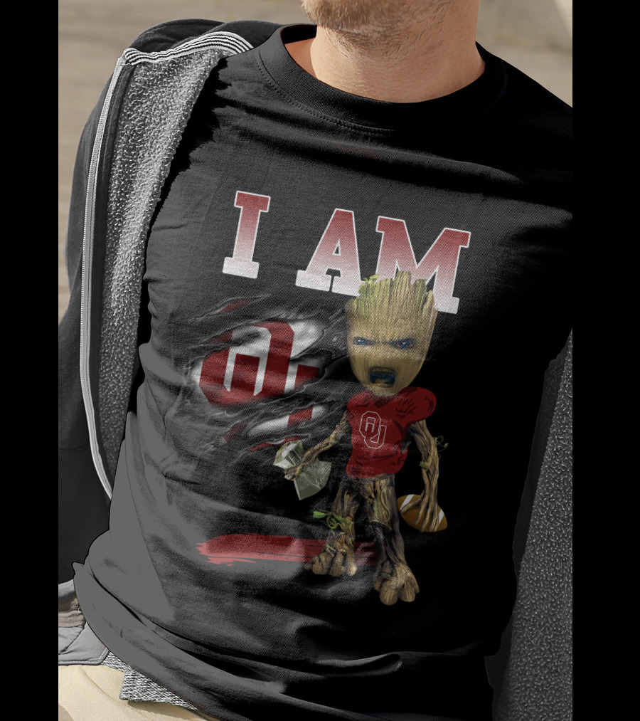 I Am Ou Groot Football T-Shirt