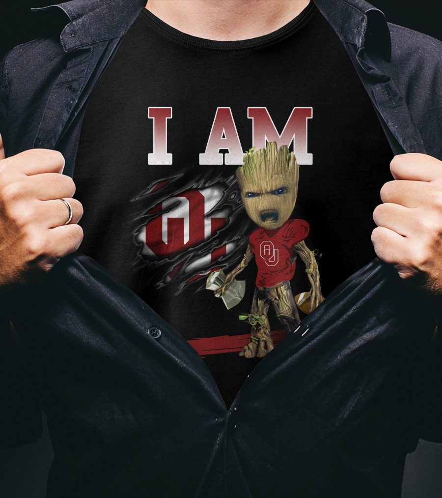 I Am Ou Groot Football T-Shirt