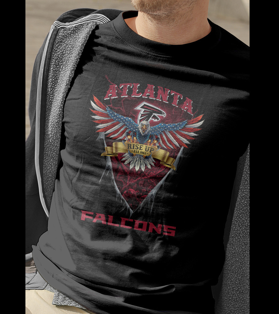 Atlanta Falcons Rise Up Us Eagle Est. 1965 Nfl T-Shirt