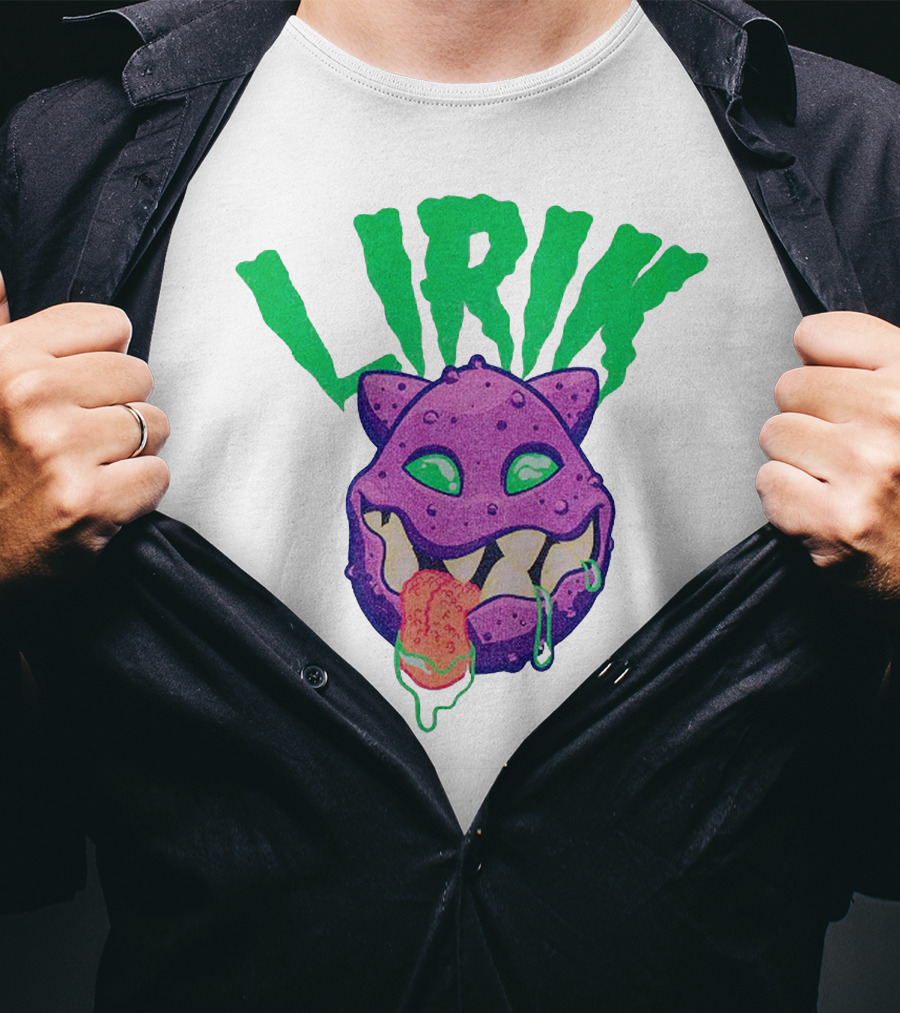 LIRIK JAWS LS Monster Head T-Shirt