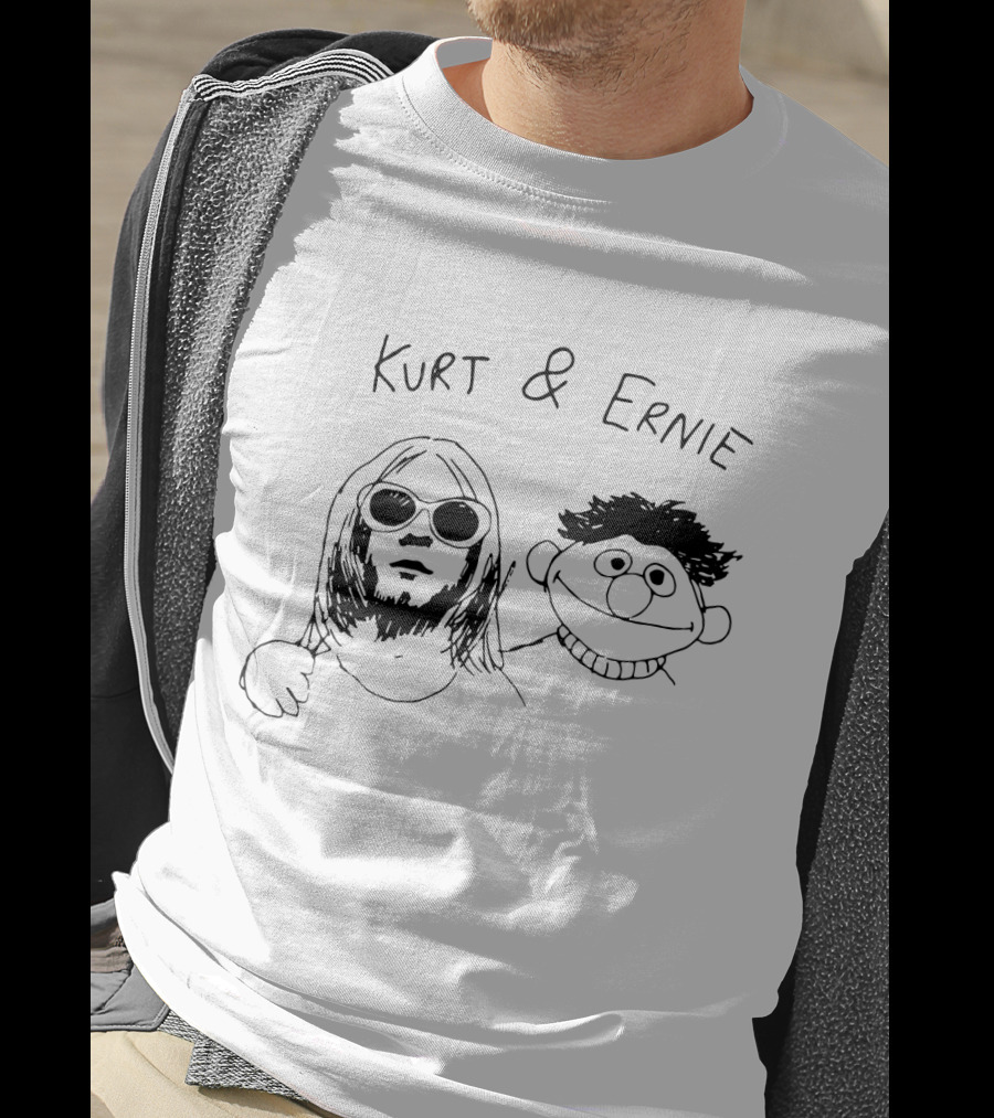 Kurt And Ernie Sunglasses Rocker Cartoon T-Shirt