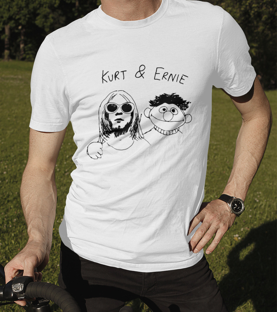 Kurt And Ernie Sunglasses Rocker Cartoon T-Shirt