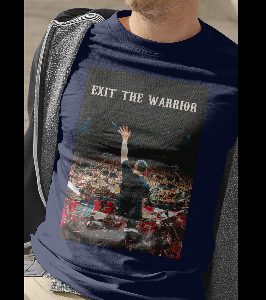 Exit The Warrior Neil Peart Drumming Performance Live Concert T-Shirt