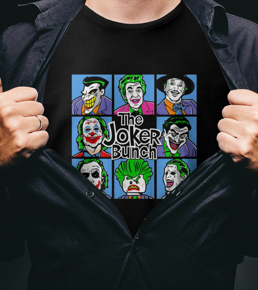 The Joker Bunch Iconic Joker Characters Compilation T-Shirt