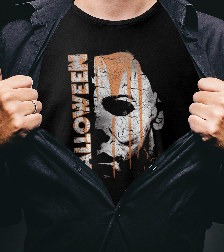 Halloween Michael Myers Mask 1978 Vintage Horror T-Shirt