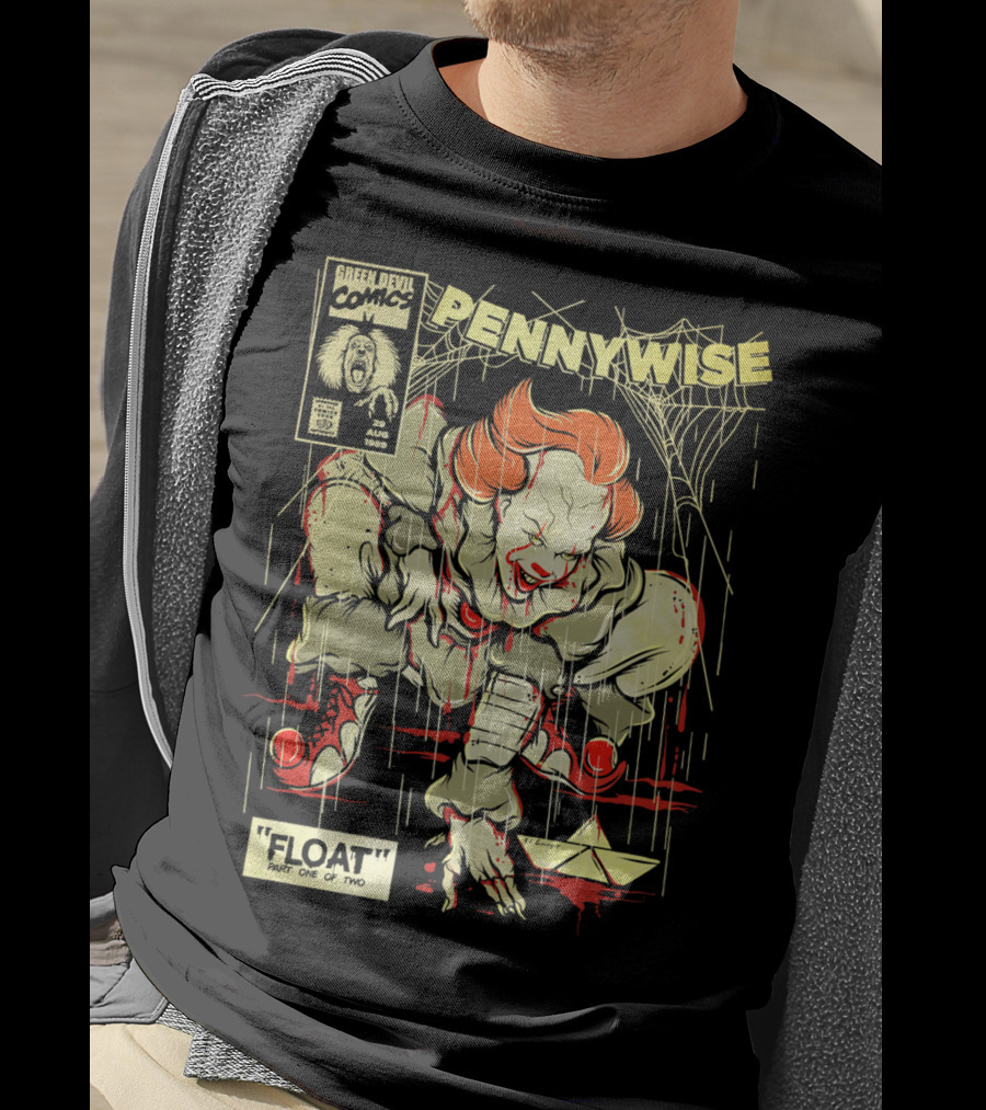 Pennywise Float Part One Of Two Green Devil Comics August 1986 T-Shirt