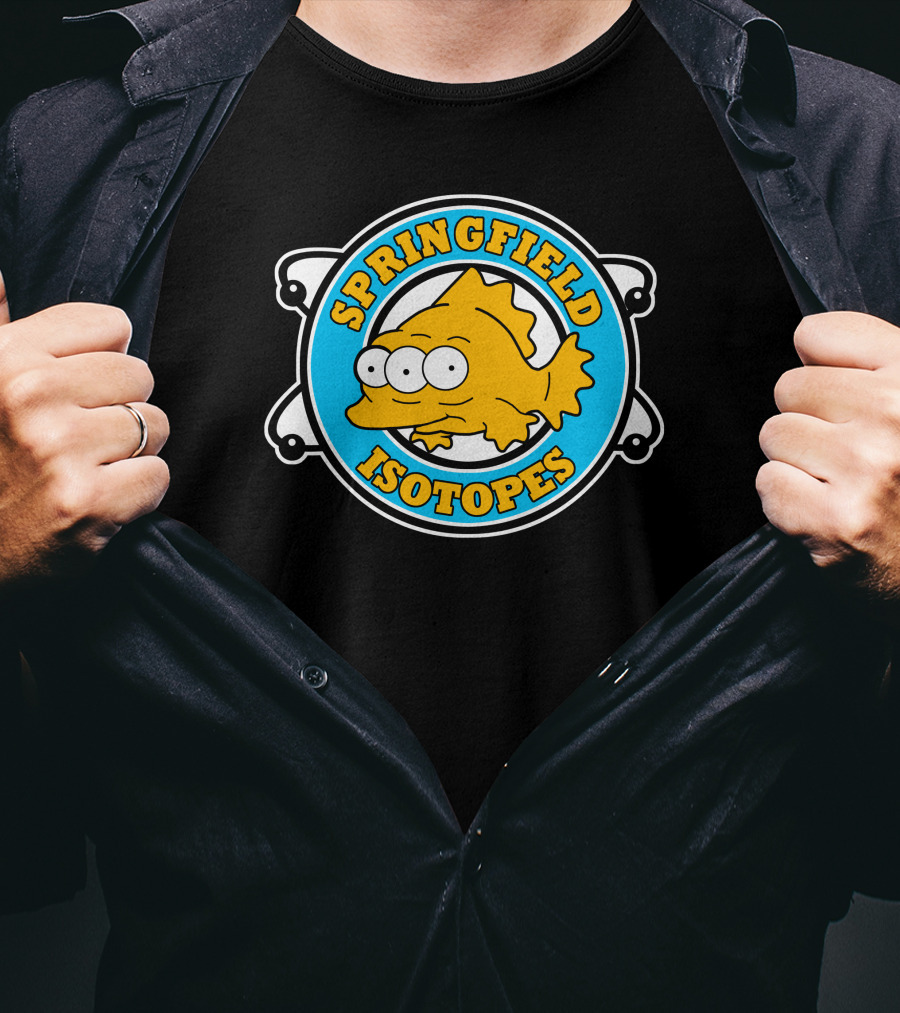 Springfield Isotopes Atomic Three Eyes Fish T-Shirt
