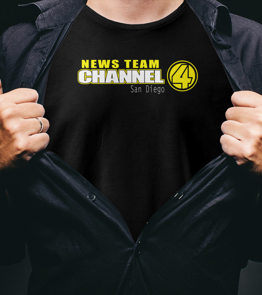 News Team Channel 4 San Diego T-Shirt