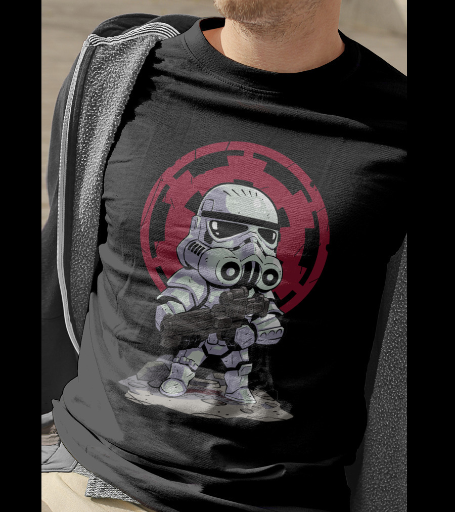 Chibi Stormtrooper Star Wars Imperial Emblem T-Shirt