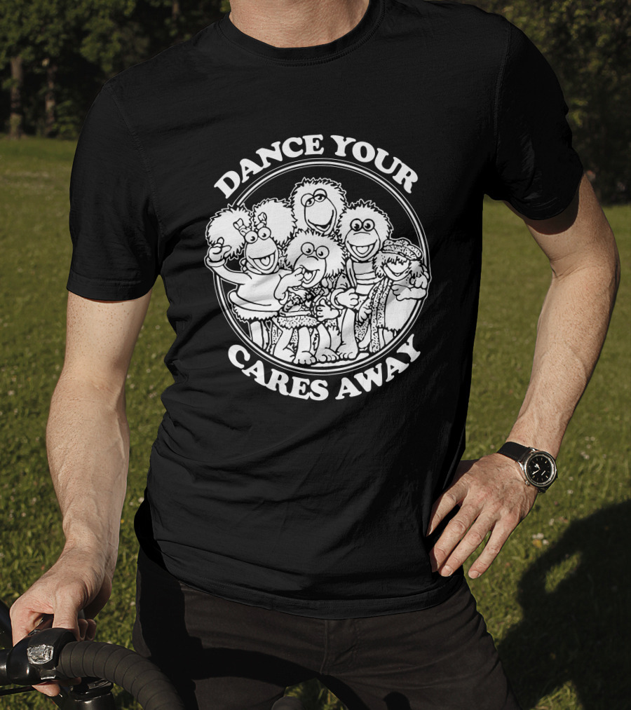 Dance Your Cares Away Fraggle Rock Characters T-Shirt
