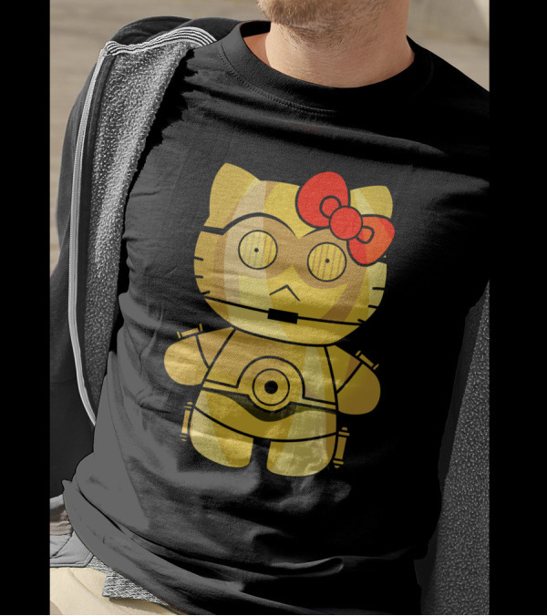 Hello Kitty C3PO Mashup Star Wars T-Shirt