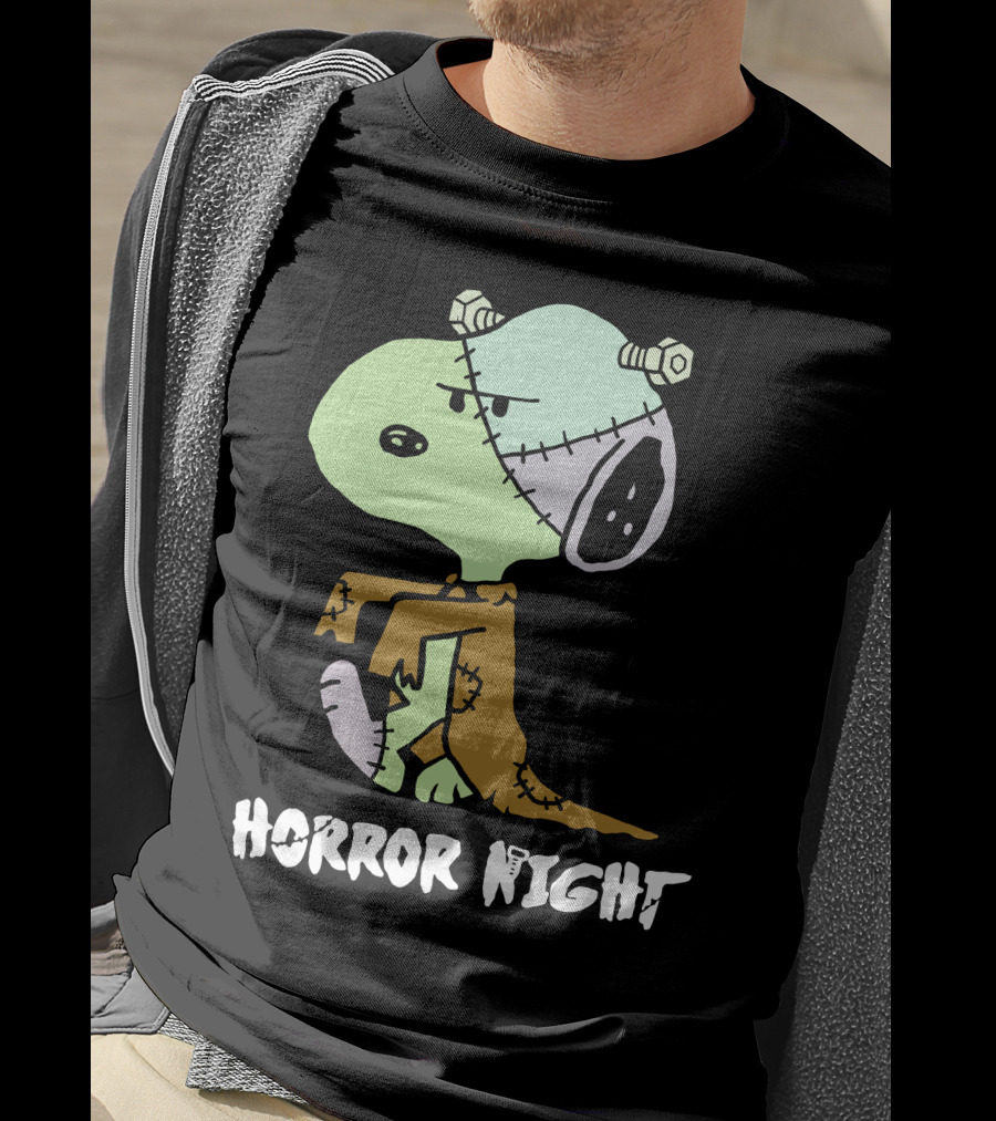 Horror Night Frankenstein Snoopy T-Shirt