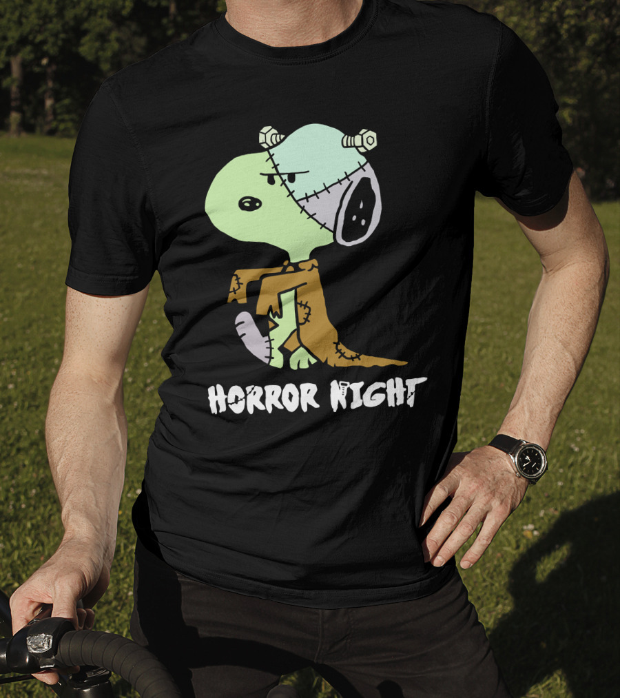 Horror Night Frankenstein Snoopy T-Shirt