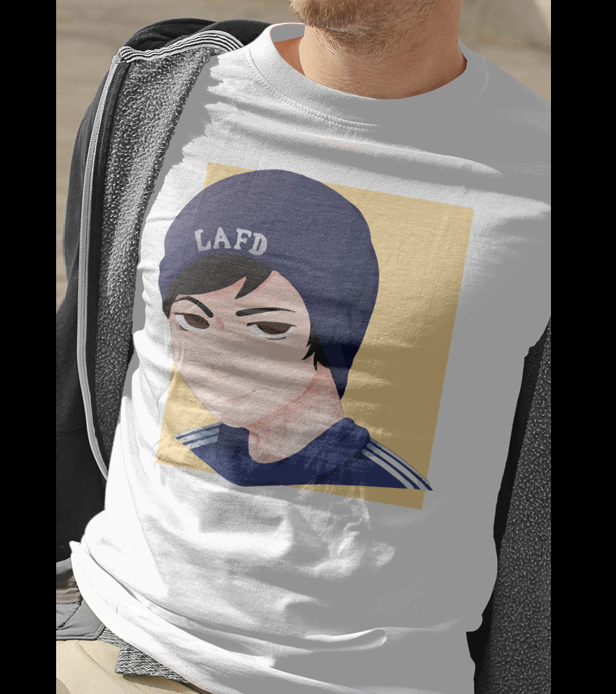 Quackity LAFD Beanie T-Shirt