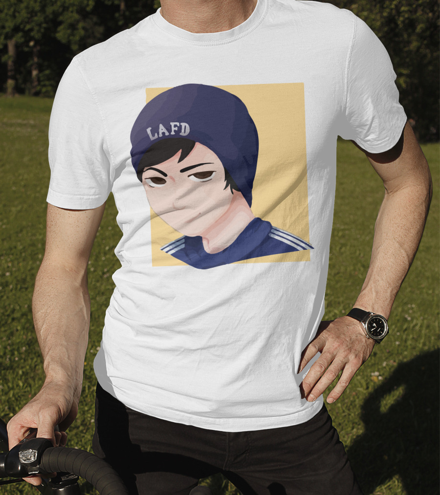 Quackity LAFD Beanie T-Shirt