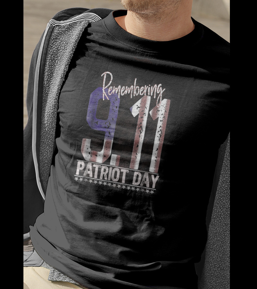 Remembering 9.11 Patriot Day America Honour T-Shirt
