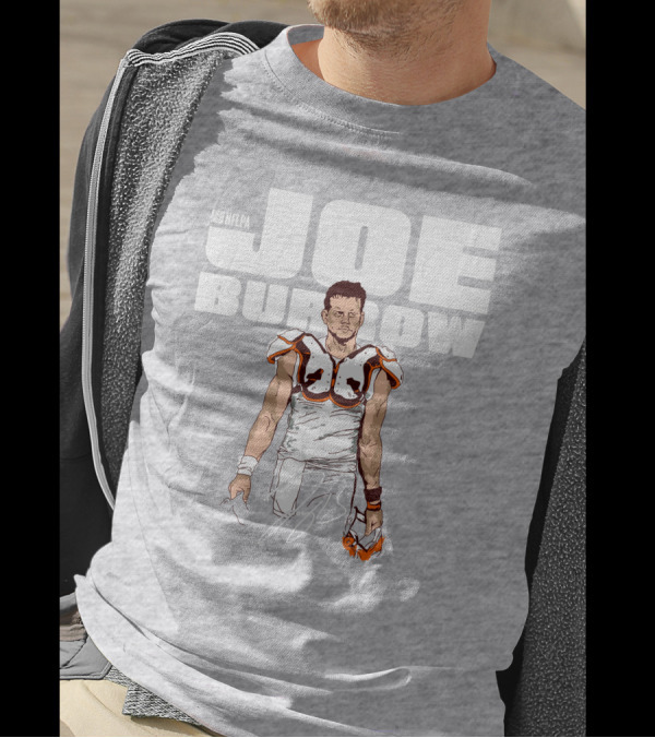 NFLPA Joe Burrow Football Pads T-Shirt