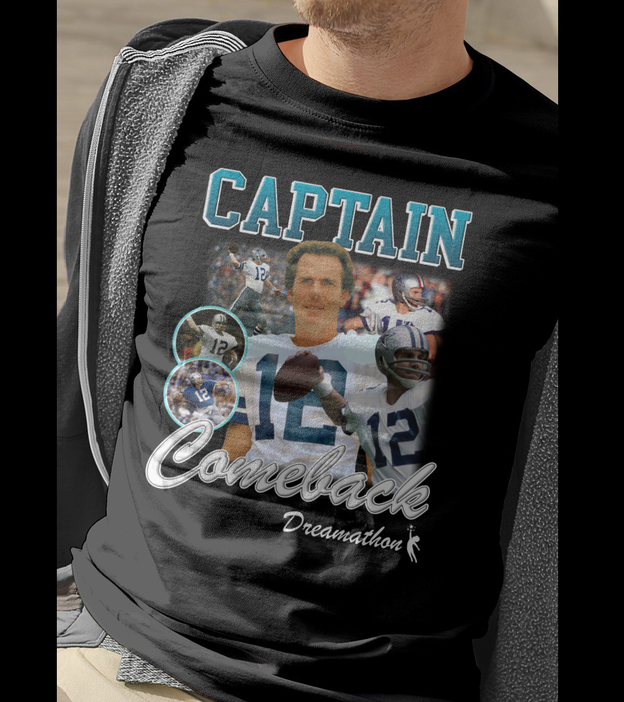 Captain Comeback Dreamathon Football Legends T-Shirt