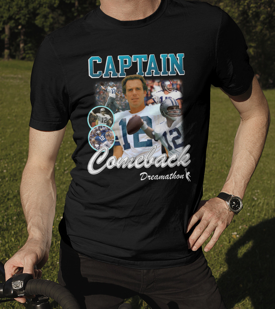 Captain Comeback Dreamathon Football Legends T-Shirt