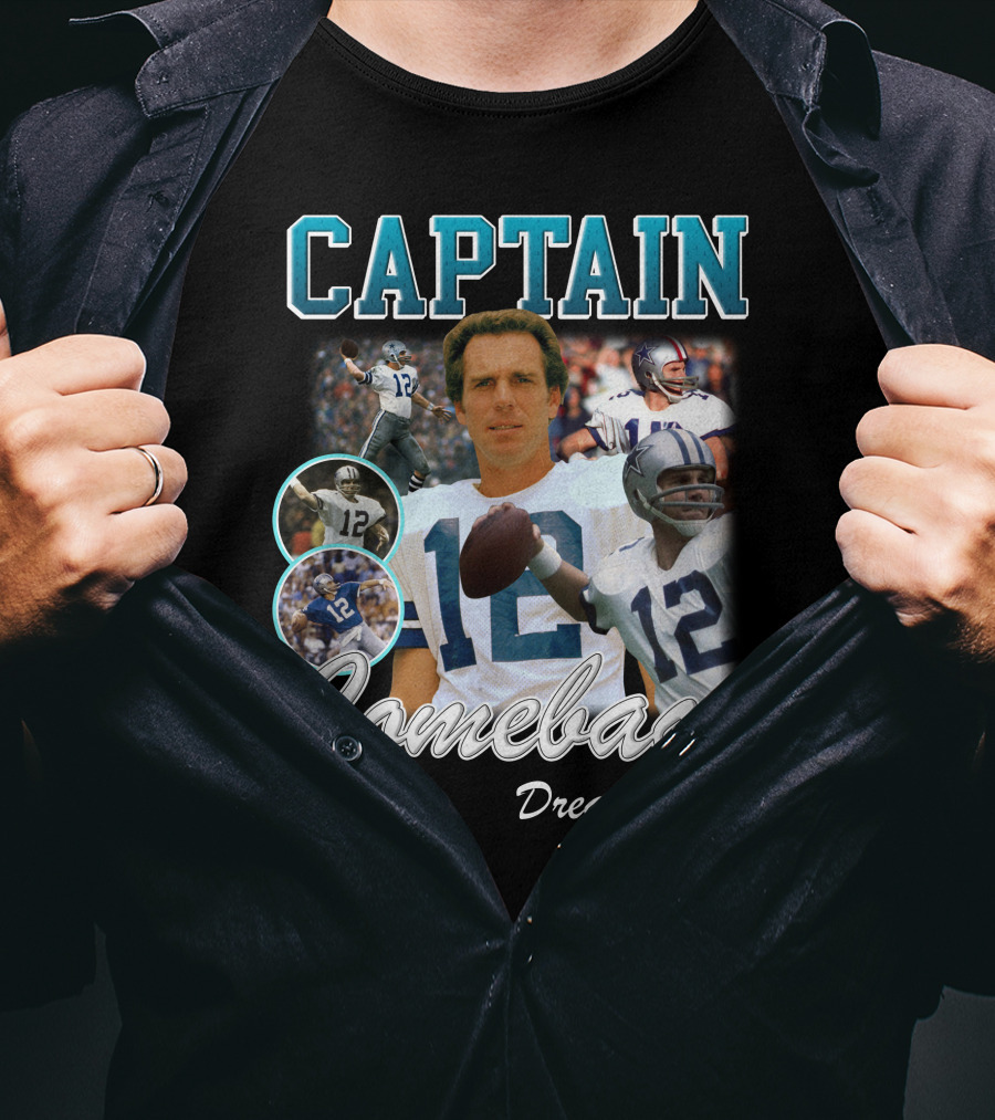Captain Comeback Dreamathon Football Legends T-Shirt