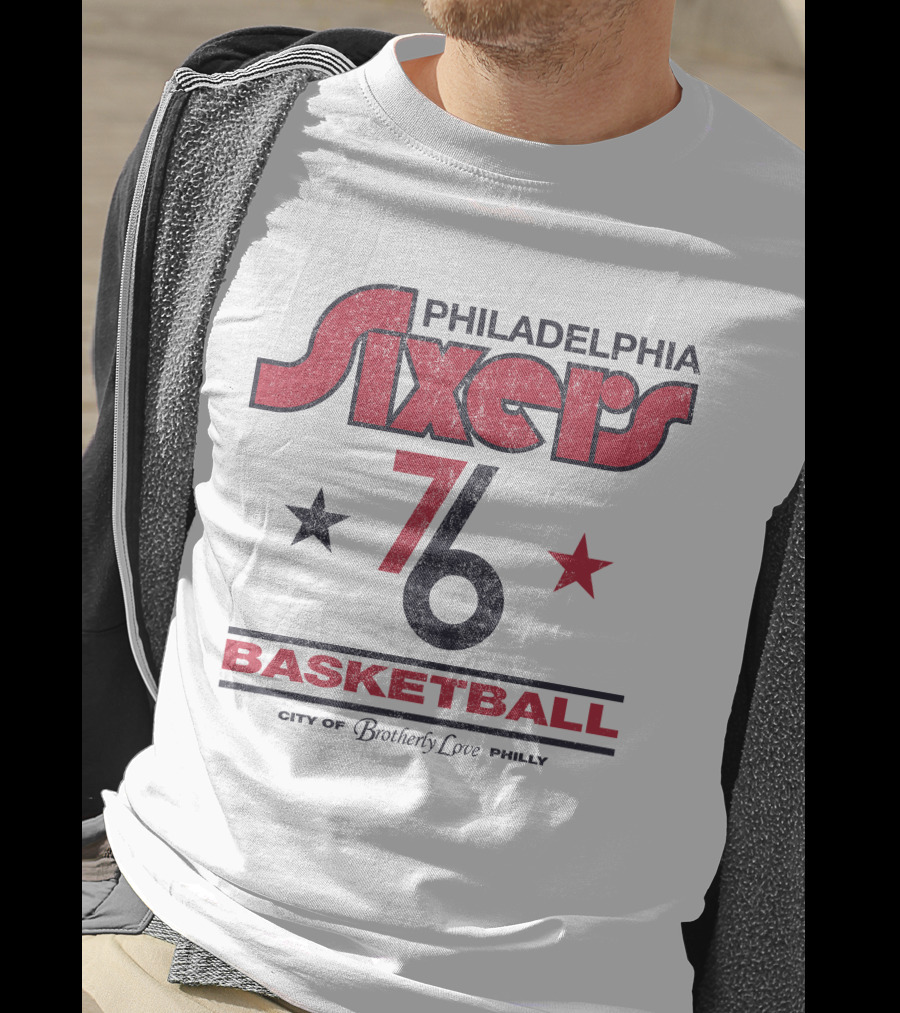 Philadelphia Sixers 76 Basketball City Of Brotherly Love Philly T-Shirt