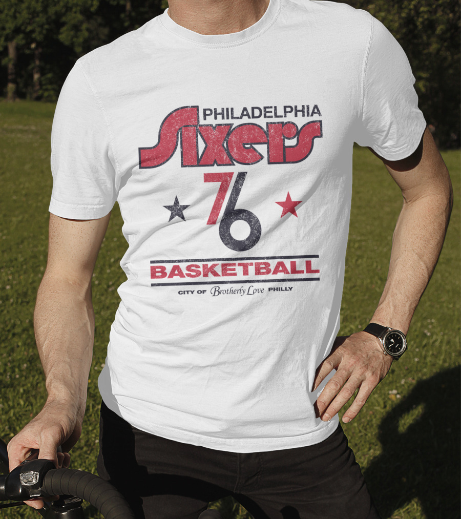 Philadelphia Sixers 76 Basketball City Of Brotherly Love Philly T-Shirt