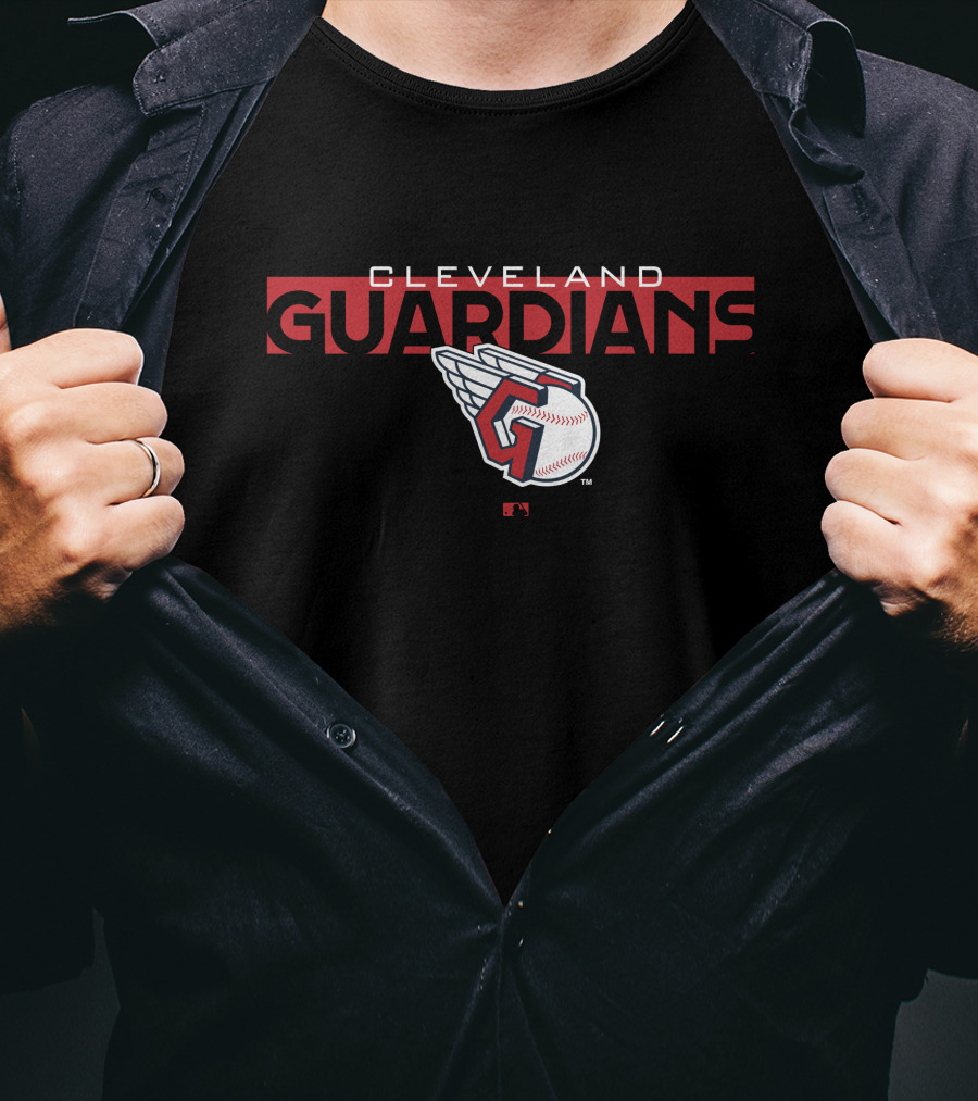Cleveland Guardians MLB Logo Baseball Winged G Merch T-Shirt