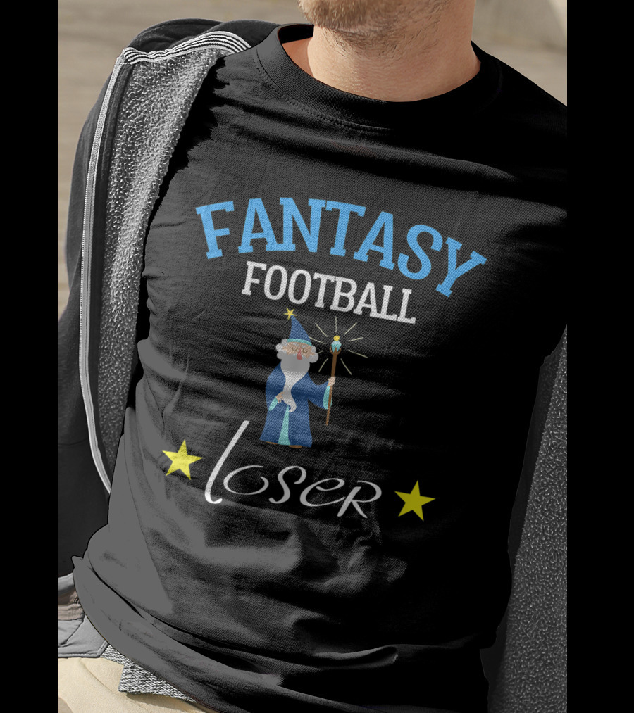 Fantasy Football Loser Wizard Stars T-Shirt