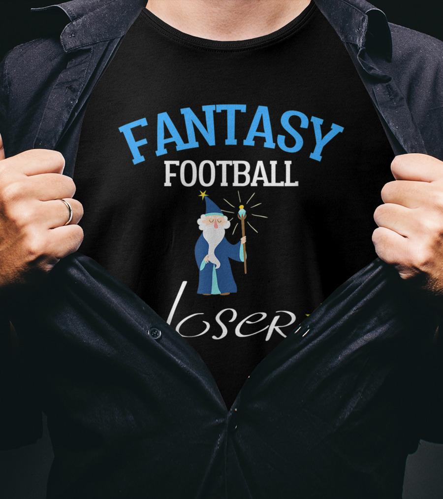 Fantasy Football Loser Wizard Stars T-Shirt
