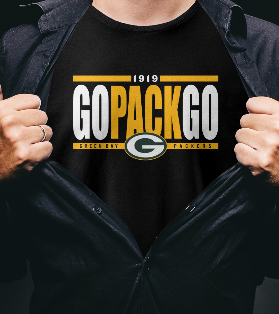 1919 Go Pack Go Green Bay Packers T-Shirt