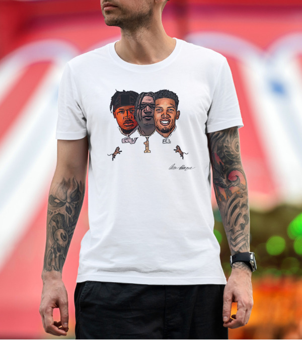 Premium T-Shirt: GV Tyson RG Tres Amigos White T-Shirt GV Tyson RG Tres Amigos White T-Shirt