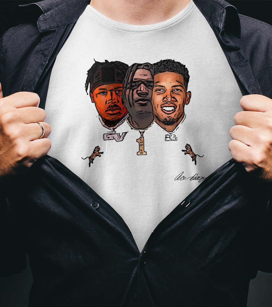 Tres Amigos New GV Tyson AB Art By Ace Boogie T-Shirt