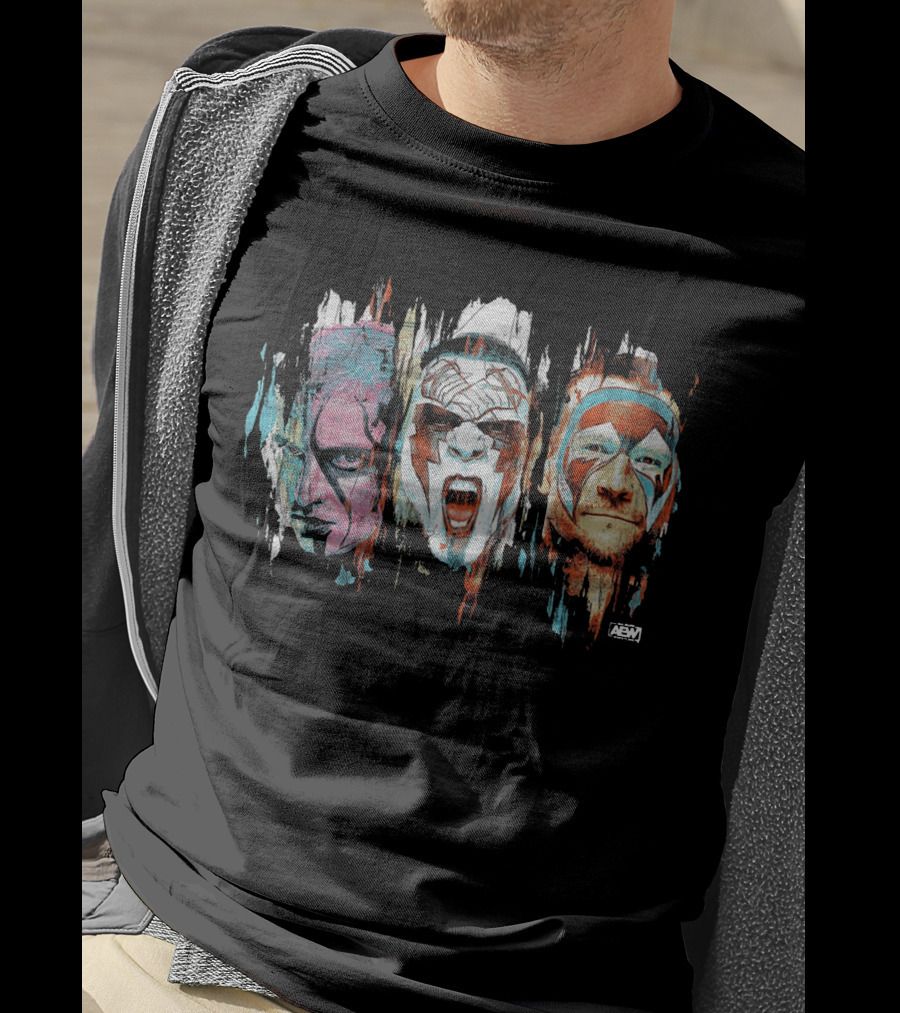 AEW Darby Allin Face Paint Trio T-Shirt