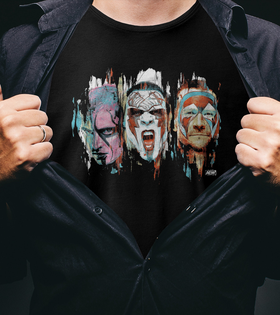 AEW Darby Allin Face Paint Trio T-Shirt