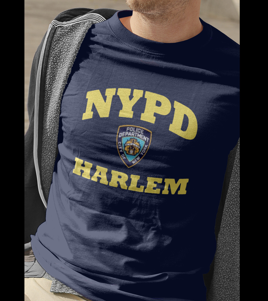 NYPD Police Department City Of New York Harlem T-Shirt