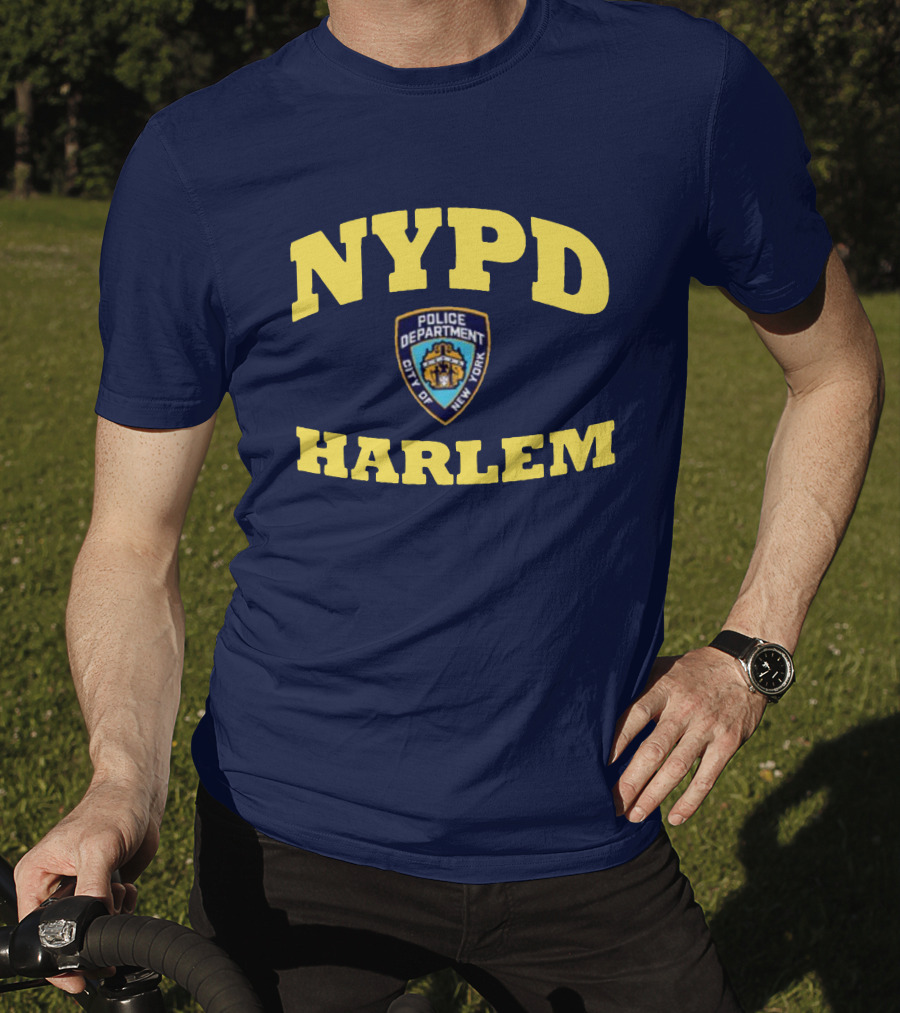 NYPD Police Department City Of New York Harlem T-Shirt