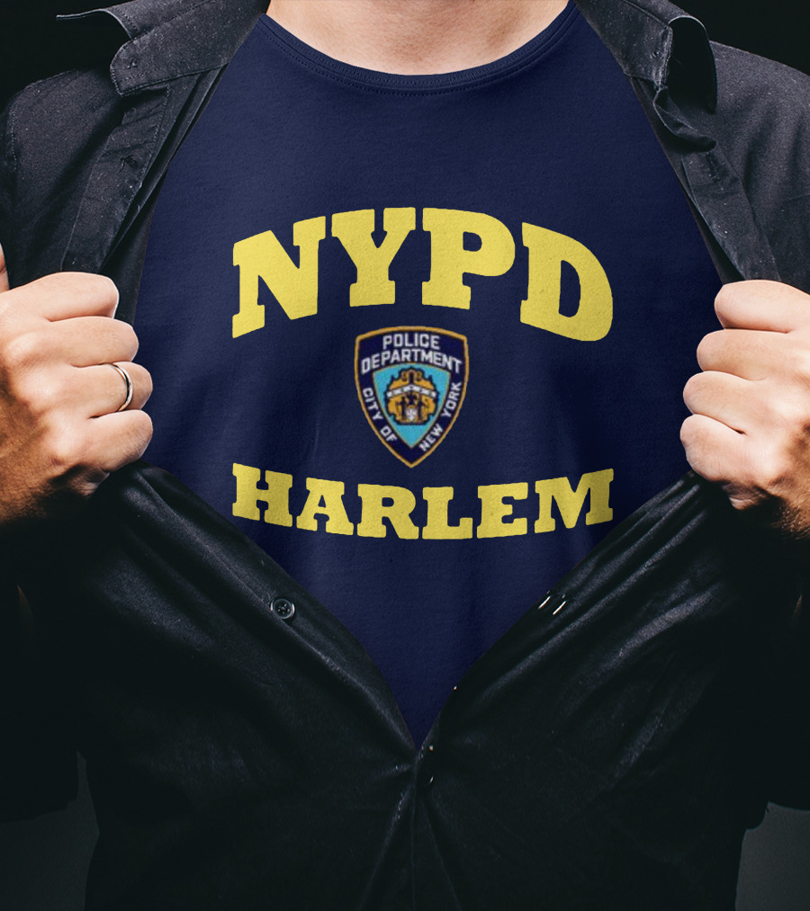 NYPD Police Department City Of New York Harlem T-Shirt