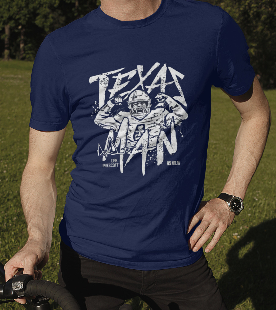 Texas Man Dak Prescott NFLPA T-Shirt
