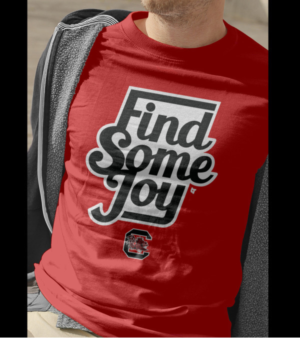 Find Some Joy South Carolina Mike Uva Gamecocks T-Shirt