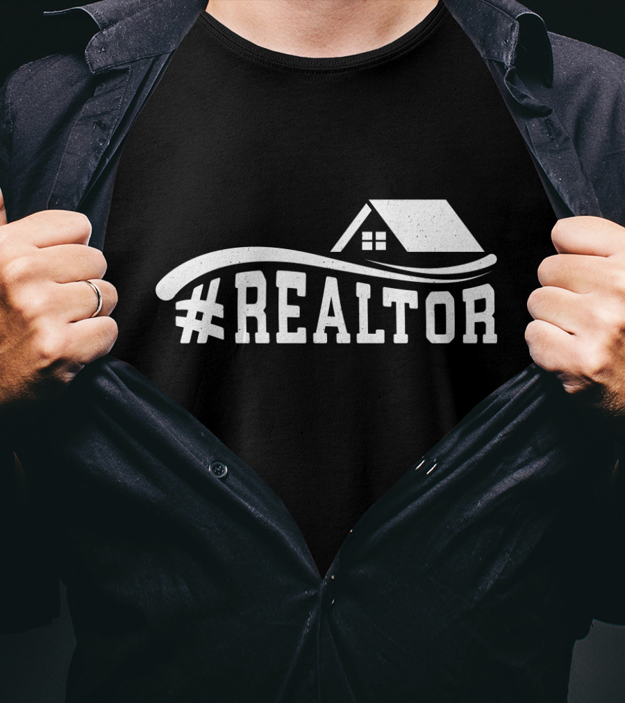 Realtor Housing Real Estate Agent Emblem T-Shirt