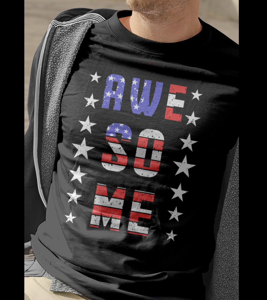 Awesome Stars And Stripes American Flag T-Shirt