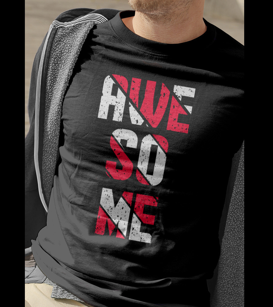 Awesome Distressed Red T-Shirt