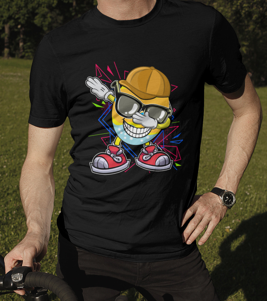 Dabbing Cool Easter Egg With Sunglasses And Cap T-Shirt