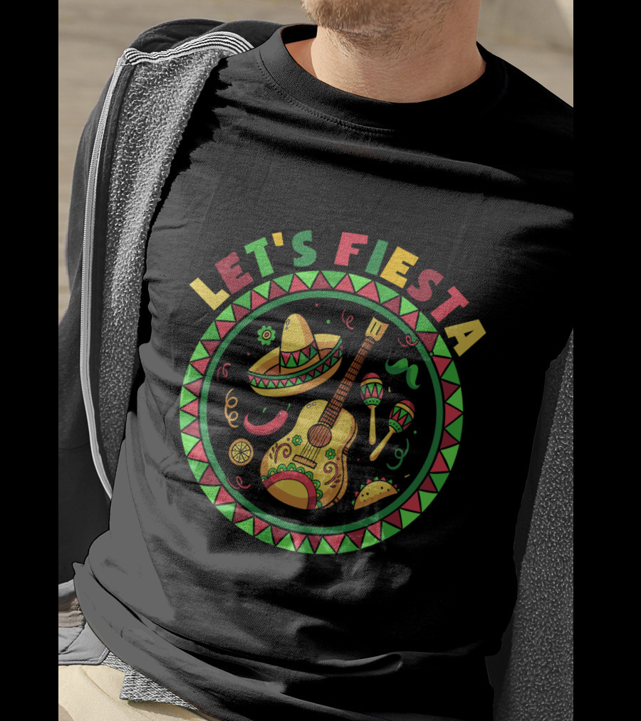 Let's Fiesta Cinco De Mayo Party Mexican T-Shirt