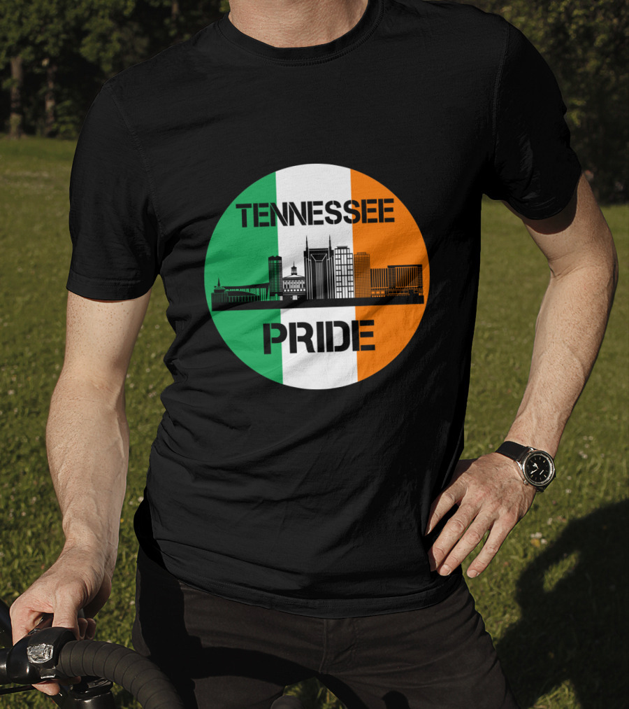 Tennessee Pride Irish Flag Skyline T-Shirt