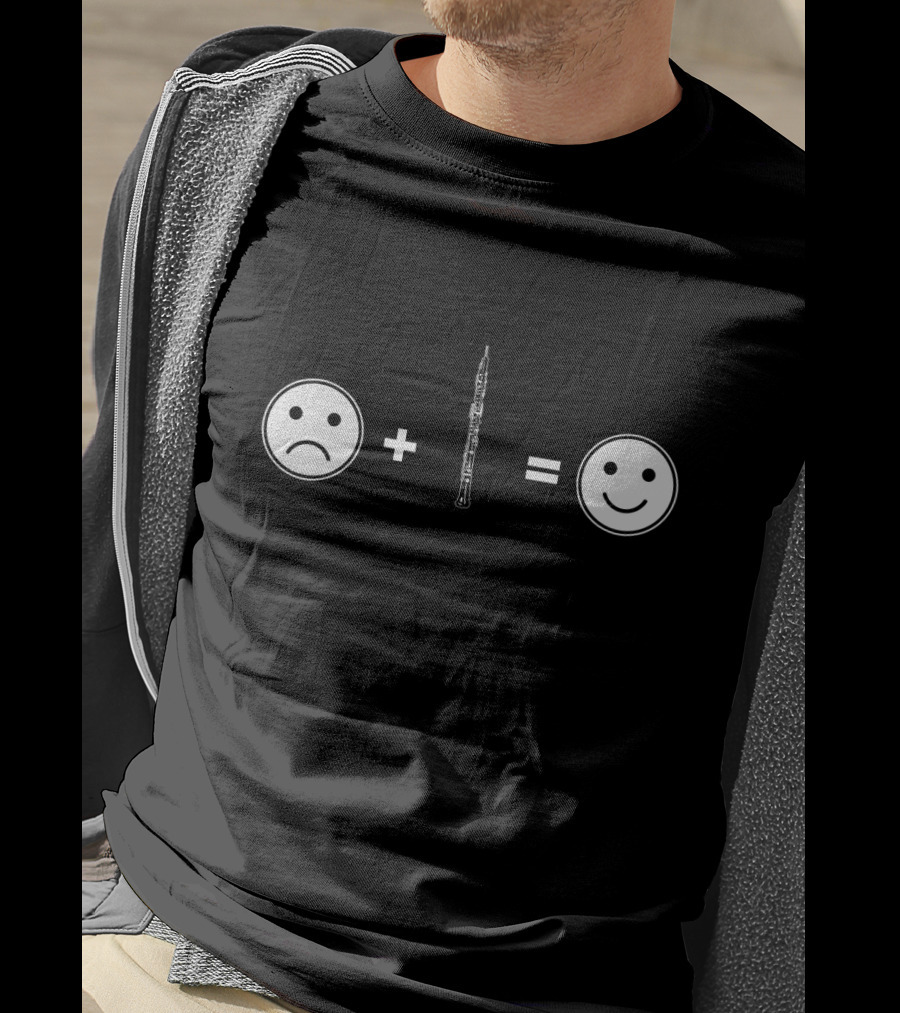Sad Face Plus Oboe Equals Happy Face T-Shirt