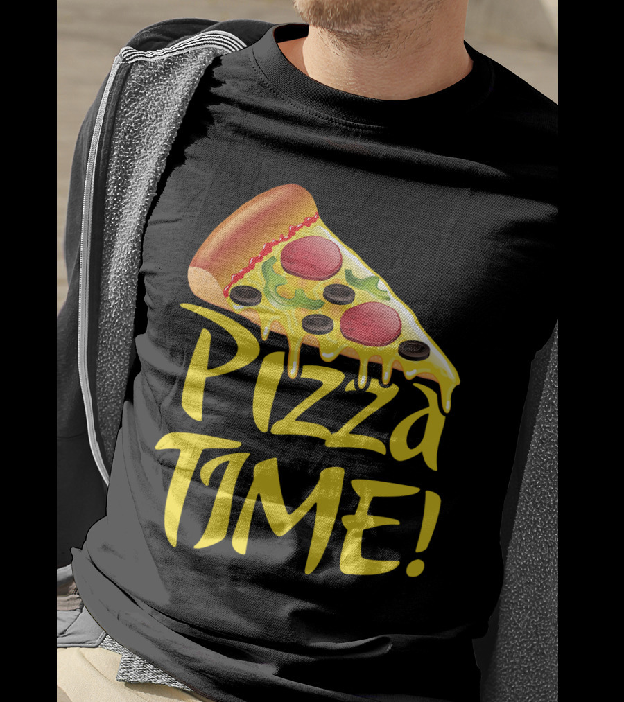 Pizza Everyday Time Pizza Time Slice T-Shirt
