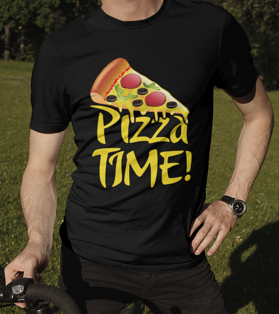 Pizza Everyday Time Pizza Time Slice T-Shirt