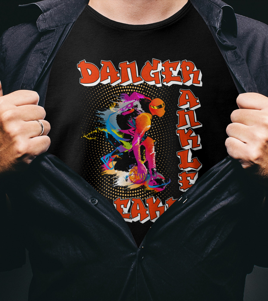 Danger Ankle Breaker Basketball T-Shirt